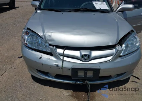 2004 Honda Civic Ex из США, поврежденный, VIN JHMES26774S001669